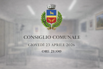 Consiglio Comunale Giovedì 23 Aprile 2026