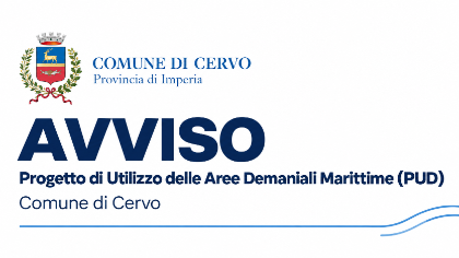 Adozione del Progetto di Utilizzo delle Aree Demaniali Marittime (PUD) del Comune di Cervo